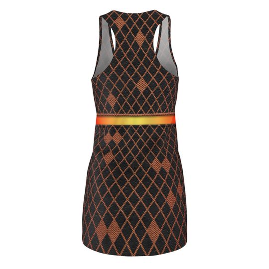 Ember Lumen Dress, Elemental Inspired Costume, Fire Town Outfit