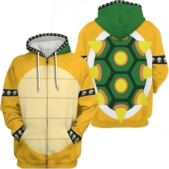 Bowser cosplay costume hoodie