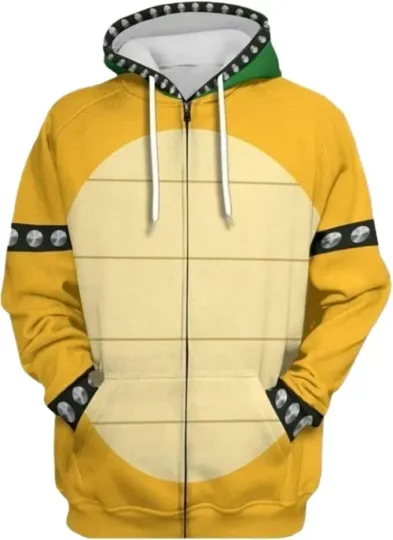 Bowser cosplay costume hoodie