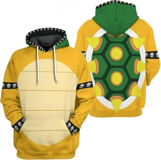 Bowser cosplay costume hoodie