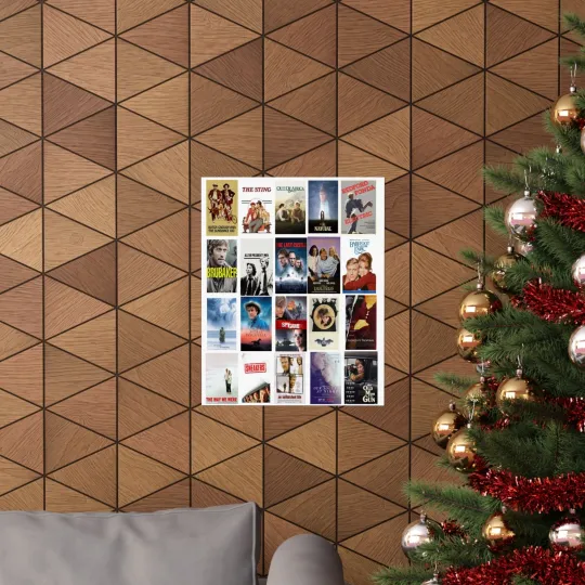 Robert Redford Movie Tribute Matte Vertical Poster