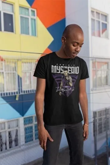 Wrestling Entertainment Dominik Mysterio Ready To Fight Black T-shirt