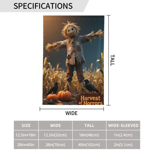 Custom Halloween Garden Flag - Double Sided Yard Decor