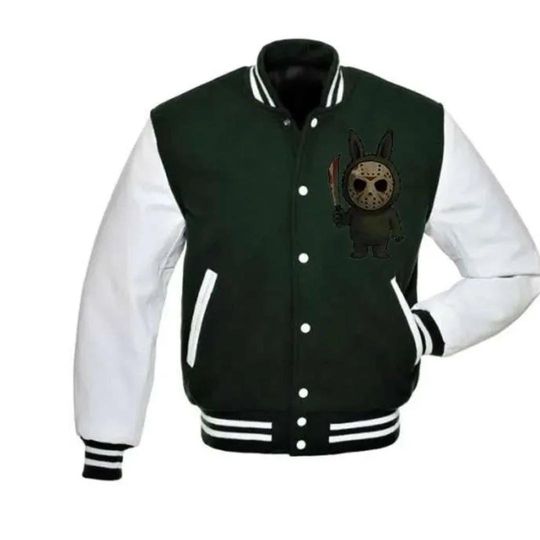 Labubu Jacket |Streetwear | Unisex Cartoon Graphic Baseball Jacket