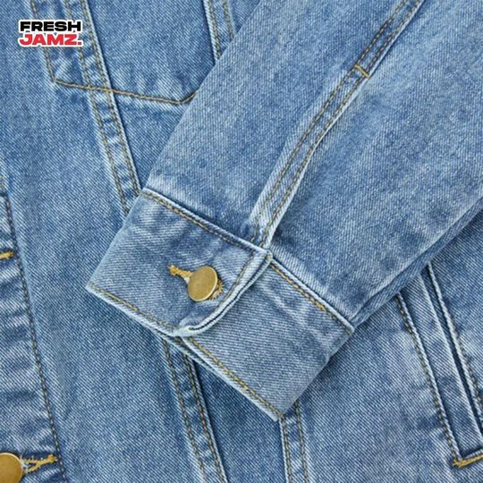 AJ 3 Cobalt Bliss Candy Kicks Halloween, Denim Jacket Unisex Match Sneaker, Streetwear Personalized