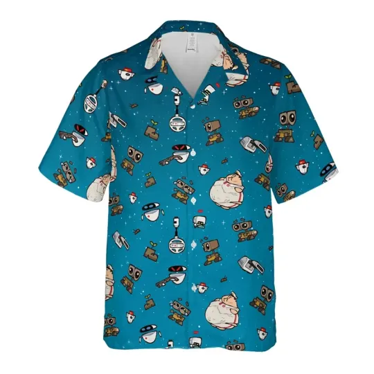 Space Vibes Wall-e Hawaiian Shirt