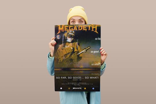Megadeth Poster | So Far, So Good... So What! Poster