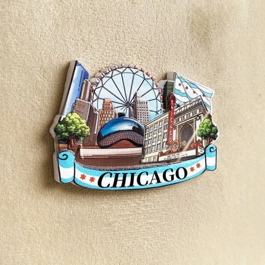 Chicago North America Magnet 2025