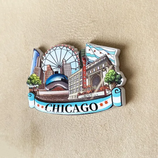 Chicago North America Magnet 2025