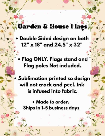 Fall Garden Flag: Pumpkin & Florals - Housewarming Decor
