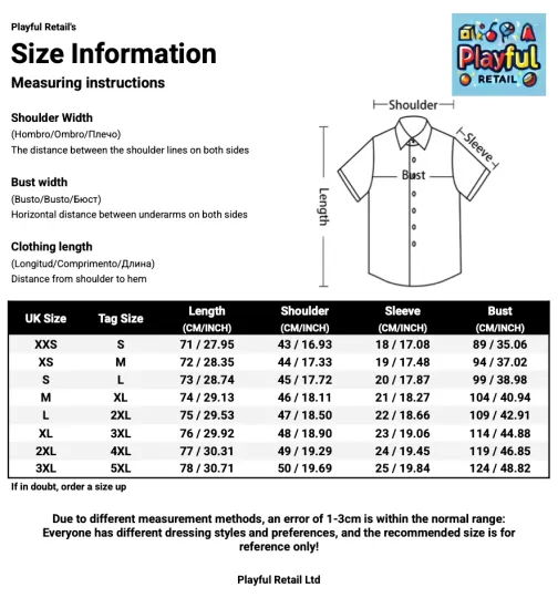 Men's Hawaiian Button-Down Shirt Abstract Modern Printed Casual Top