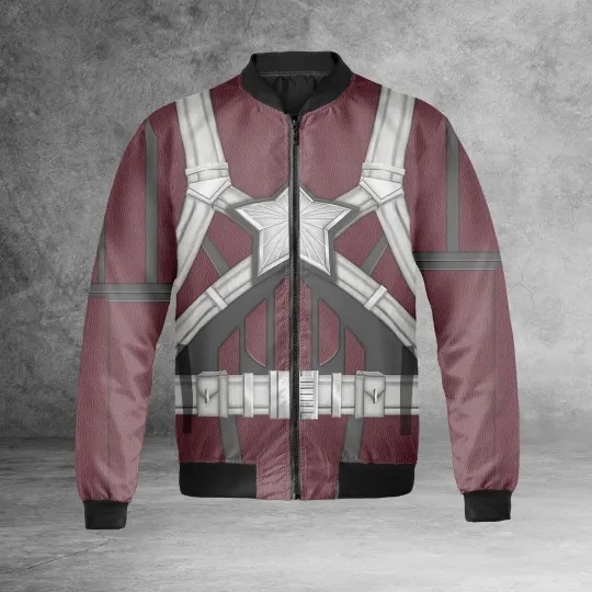 Black Widow Red Guardian Cosplay Costume Superhero Halloween Jacket