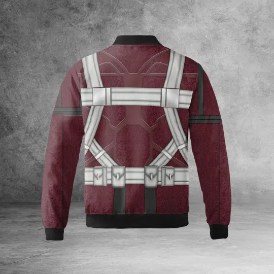 Black Widow Red Guardian Cosplay Costume Superhero Halloween Jacket