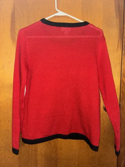 Vintage Laura Scott Ugly Christmas Pullover Sweater Size Small