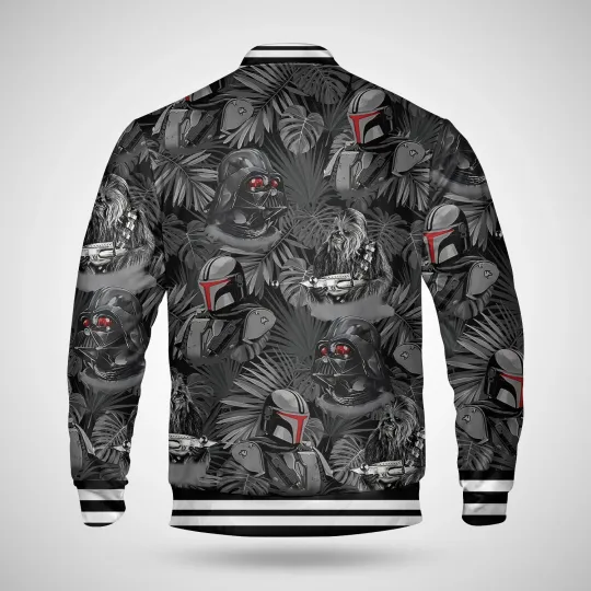 Darth Vader Boba Fett Chewbacca Galaxy's Edge Dark Tropical Jacket