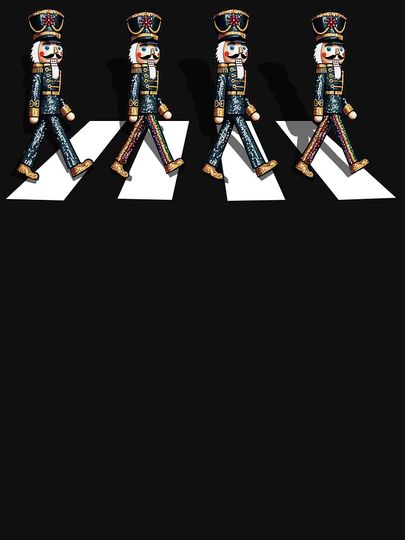 Sequin Nutcrackers Crossing Road Crosswalk Classic T-Shirt