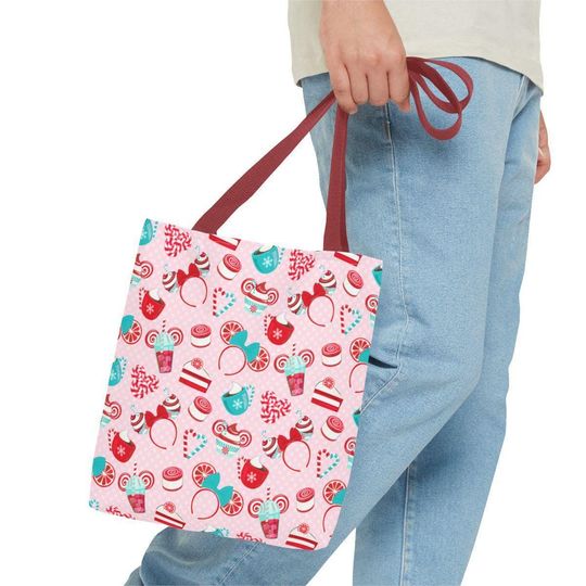 Minnie Snacks Tote Bag, Disney Tote Bag Gift