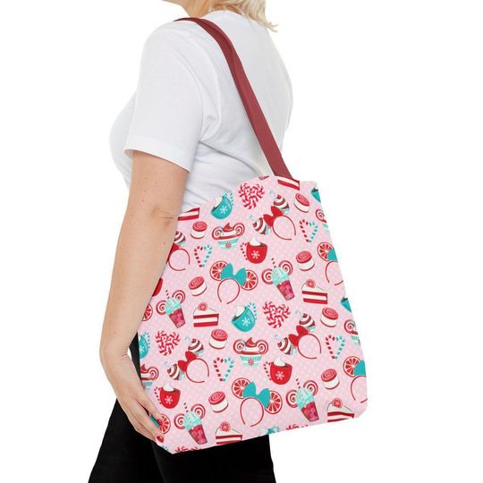 Minnie Snacks Tote Bag, Disney Tote Bag Gift