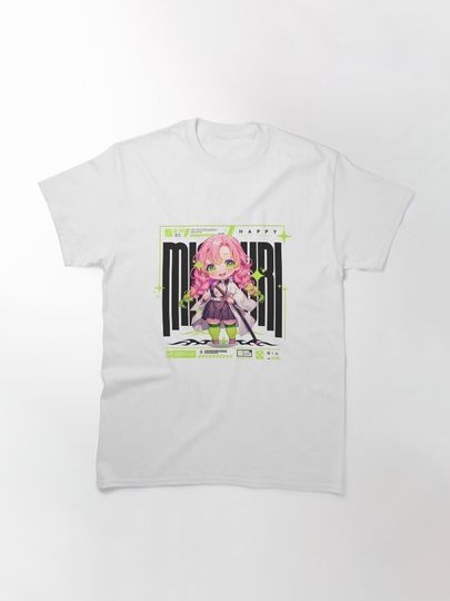 Mitsuri Chibi Classic T-Shirt, Fan Art Anime Design Classic T-Shirt