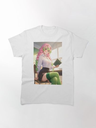 Mitsuri Classic T-Shirt, Fan Art Anime Design Classic T-Shirt