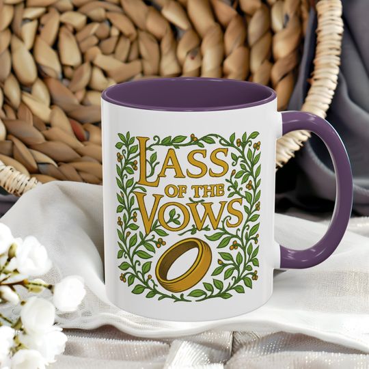 Lass of the Vows Coffee Mug Wedding Officiant Gift and Officiant Proposal Cup Cup 11oz and 15oz Sizes