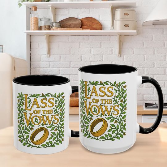 Lass of the Vows Coffee Mug Wedding Officiant Gift and Officiant Proposal Cup Cup 11oz and 15oz Sizes