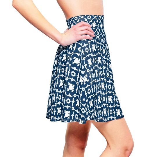 Moroccan Mickey Mouse Women's Skater Skirt