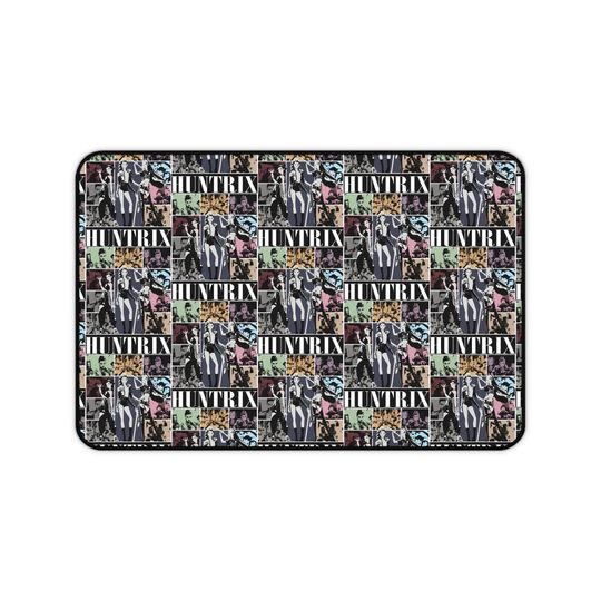 Huntrix Kpop Desk Mat Comic Panel Gamer Mousepad Extended K-pop Girl Group Mouse Pad for Fans