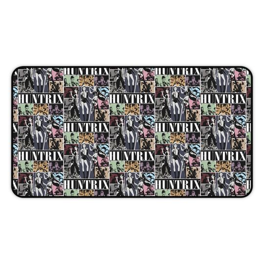 Huntrix Kpop Desk Mat Comic Panel Gamer Mousepad Extended K-pop Girl Group Mouse Pad for Fans
