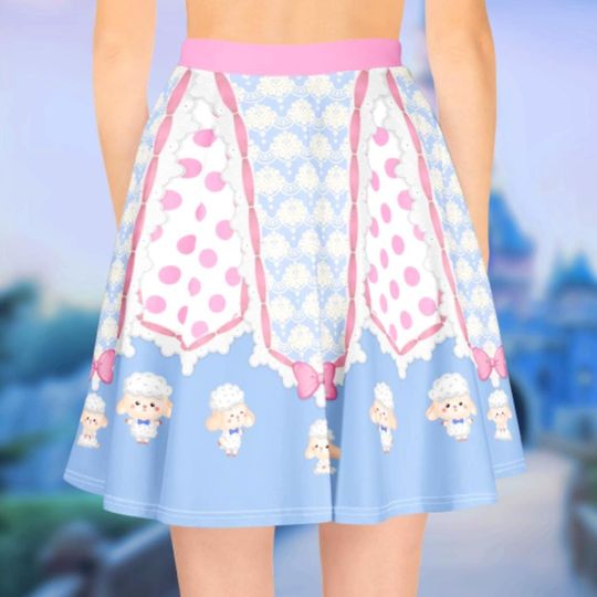 Bo Peep Running Women's Skater Skirt