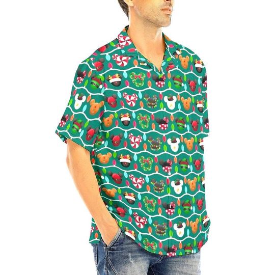 Christmas Mickey Ornaments Hawaiian Shirt