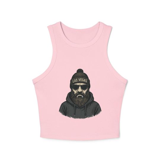 Las Vegas Raiders Tank Top: Women's Ribbed Racerback