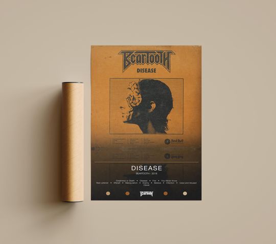 Beartooth Poster | Disease Poster | Album Poster Prints | Wall Decor Posters