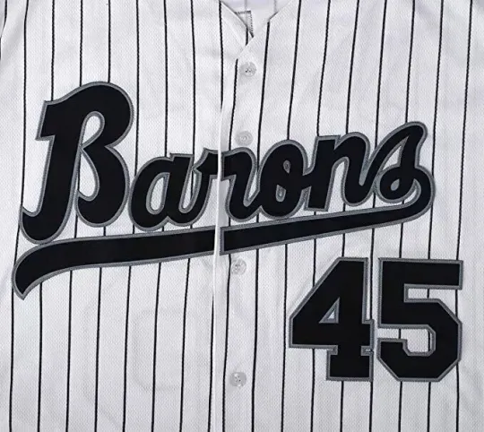 Tocament Birmingham Barons Michael Jordan 45 Baseball Jersey Black or White