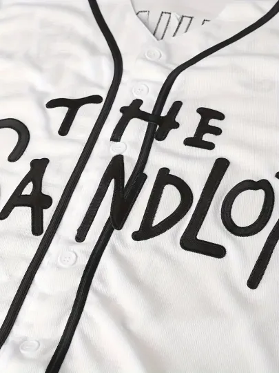 Sandlot Baseball Jersey Yeah-Yeah #11 Stitched White / Black