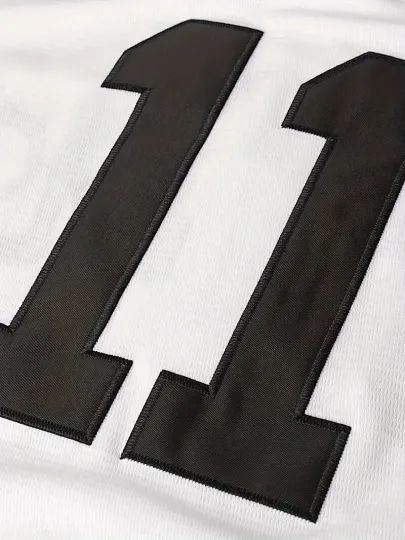 Sandlot Baseball Jersey Yeah-Yeah #11 Stitched White / Black