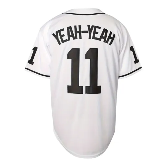 Sandlot Baseball Jersey Yeah-Yeah #11 Stitched White / Black
