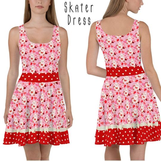 Valentines Bears Skater Dress