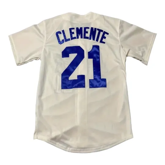 Santurce Cangrejeros Roberto Clemente Baseball Jersey Cream