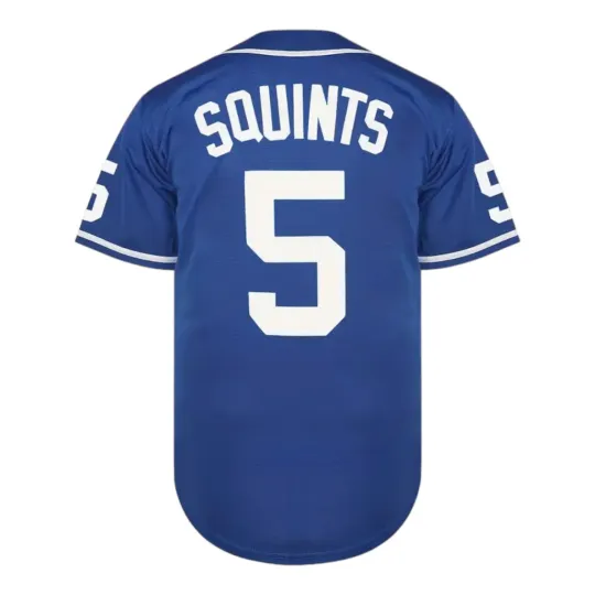 Sandlot Baseball Jersey Squints #5 Dodger Blue Stitched