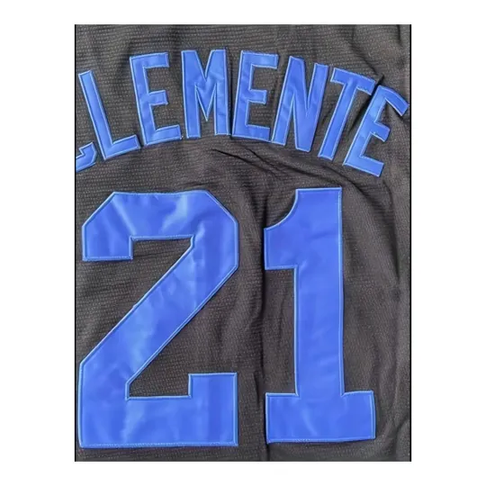Santurce Cangrejeros Roberto Clemente Baseball Jersey Black