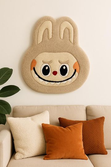 Labubu Style Doll Rug
