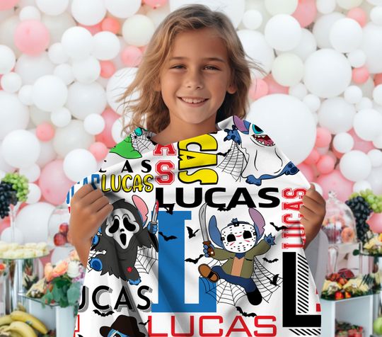 Custom Cartoon Blanket, Horror Blanket, Personalized Cartoon Blanket, Baby Blanket, Birthday Gift, Custom Name Blanket, Monogram Blanket