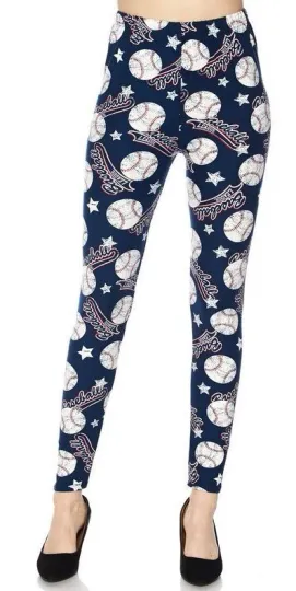 Buttery Soft Major League Baseball Leggings