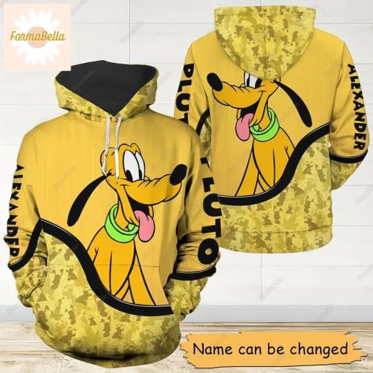 Disney Pluto Personalized 3D HOODIE
