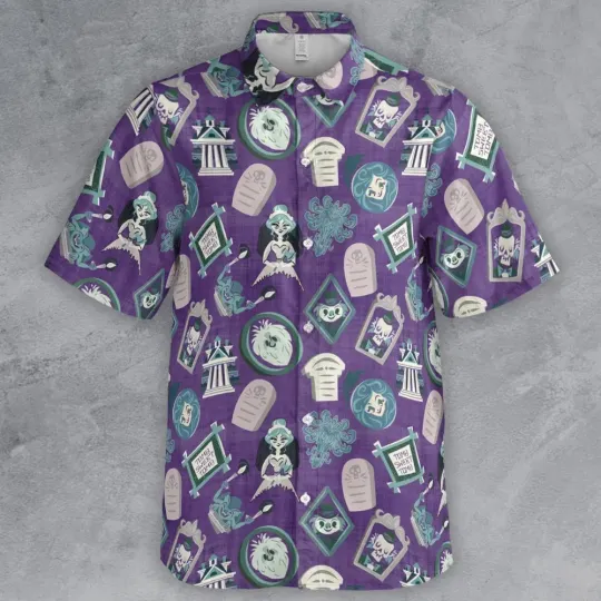 Tomb Sweet Tomb Haunted Mansion Button Down Shirt