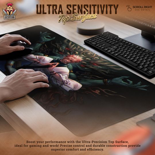 Sukuna Mouse Pad: Jujutsu Satoru Anime Desk Mat