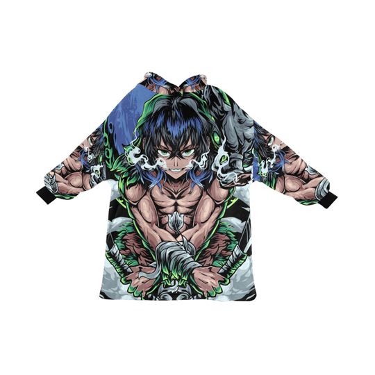 Kids Blanket Hoodie Cartoon Manga Mangas Comics
