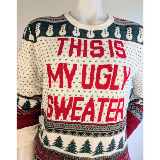 Aeropostale "This Is My Ugly Sweater"   Christmas Holiday Size Medium