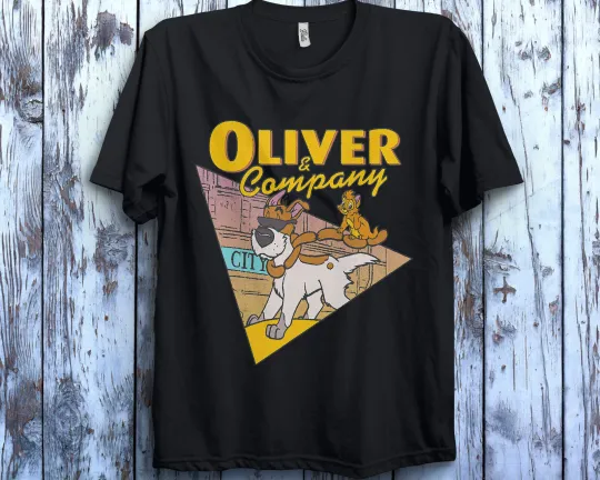 Discover Disney Oliver & Company Graphic T-Shirt Unisex Shirt Kid Tee